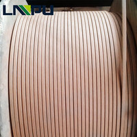 Fil de bobinage de moteur électrique pour transformateur industriel, fil de cuivre plat recouvert de papier