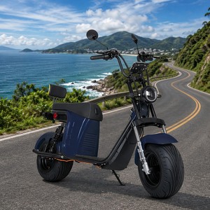 Motocicleta Eléctrica de 60V 20AH 2000W con Llantas Anchas, para 2 Personas, Alcance de 60km, con Frenos de Disco, para Conducción Urbana - Product Image 3