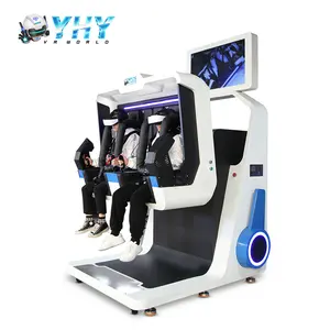 Shopping Mall Popular 42 Inches Screen 2 Seats Guangdong 360 Flight Simulator 9d Vr Game Machine