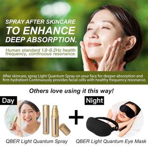 QBER Light Quantum Resonance soulage les maux de tête, soulagement de la douleur, soin des yeux, flacons pulvérisateurs en aluminium et verre - Product Image 6
