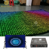 Rideau vidéo Led RVB Décoration de scène Toile de fond murale pour boîtes de nuit DJ Spectacles Mariages et Disco Galas