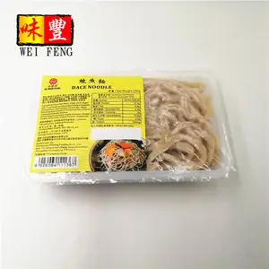 HACCP Certificated China Premade Food 250g Frozen Cantonese Non-wheat Dace Fish Noodle