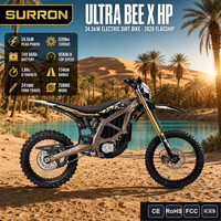 Moto tout-terrain électrique Surron Ultra Bee 2026 pour adulte, 74V 60Ah 24.5kW 520Nm, autonomie 115km, vitesse 95km/h, vente en gros