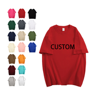 T-shirt en coton pour femme, logo personnalisé, 200 grammes, manches courtes, décontracté, doux, respirant, vente en gros pour l'été