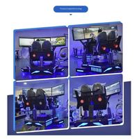 Simulateur de rallye VR 3DOF avec casque, machine de course, pod d'e-sport, rig d'arcade, attraction de siège, modèle Rusie