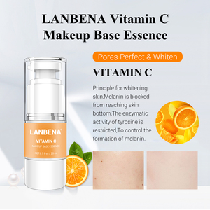 LANBENA 24k <span class=keywords><strong>oro</strong></span> primer para cara de ácido hialurónico vit c mojada y salvaje primer rostro - Product Image 4
