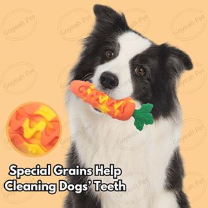 Juguete Masticable para Perros en Forma de Zanahoria de Colores Variados, Juguete de Silicona Resistente a Mordidas para Limpieza Dental y Dentición de Mascotas - Product Image 4