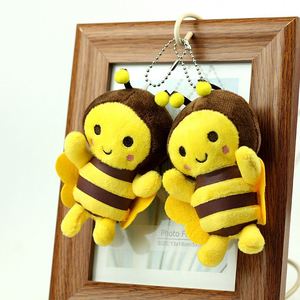 Wholesale 12cm Cute Yellow <b>Bee</b> Plush Keychain Small Animal Toy Pendant Children's Holiday <b>Gift</b> Bag Charm Bulk Orders - Product Image 3