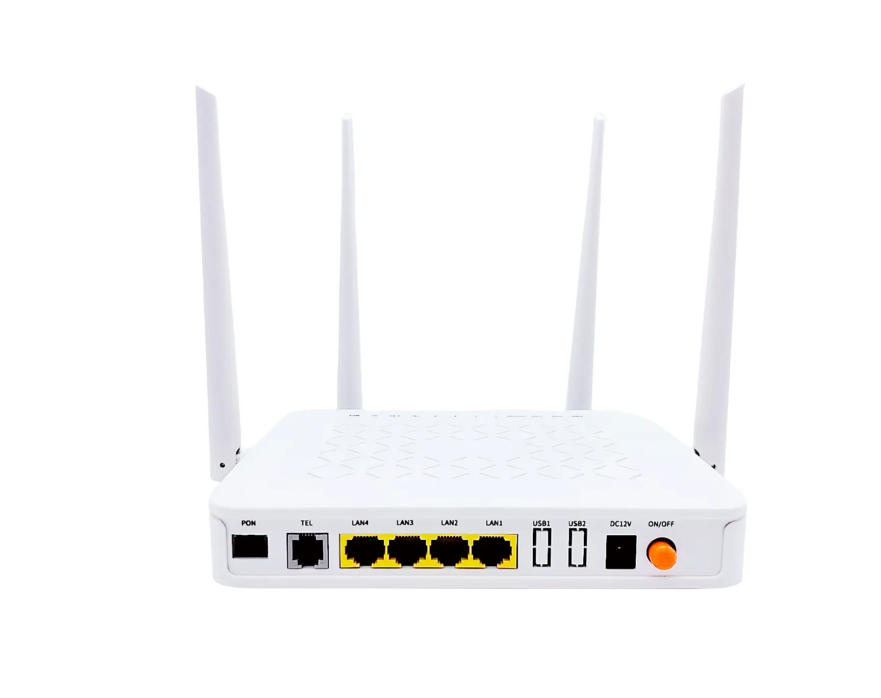FTTH Dual Band 5G AC WIFI Router XPON 4GE+AC WIFI+POTS ONU Compatible With All Brand OLT
