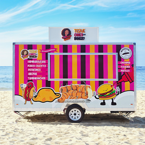 ACB Nouveau camion de nourriture mobile Hot Dog et remorque de crème glacée sur roues pour la boulangerie et les friandises sucrées à tout moment n'importe où - Product Image 1