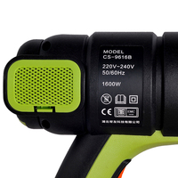 Pistola de aire caliente termostática con pantalla Lcd, doble núcleo de calefacción Variable, dos tipos, 2000w