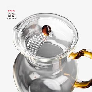 Petite théière en verre pour la maison, cafetière, bouilloire avec poignée, design moderne, résistante à la chaleur - Product Image 5