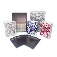 Fabricant de cartes à jouer personnalisées Jeu de cartes de jeu de société Question Conversation étanche personnalisé avec couvercle et boîte de base