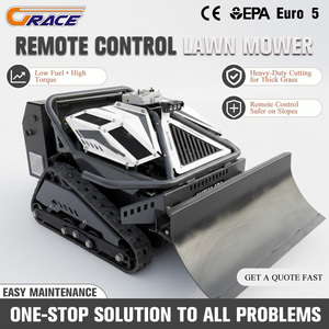 เครื่องตัดหญ้าอัจฉริยะแบบสายพานลำเลียง CE 600 มม. พร้อมรีโมทคอนโทรล เครื่องยนต์ 224 ซีซี มาตรฐาน EPA สำหรับตัดหญ้าบนพื้นที่ลาดชัน จัดส่งฟรี - Product Image 3