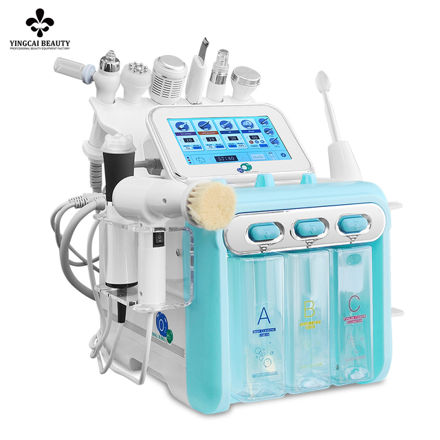 OEM ODM Salon Spa Hydro Dermabrasion Oxygen Deep Cleansing Facial Aqua Peel 9 En 1 Vacuum Blackhead Remover Machine For Sale