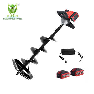 <span class=keywords><strong>Tarière</strong></span> <span class=keywords><strong>électrique</strong></span> pour la terre, perceuse de sol, outil de jardinage pour la plantation d'arbres et le creusement de trous - Product Image 2