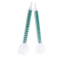 Mélangeur statique jetable en époxy, Tube de mélange/cartouche de buse, distributeur de pistolet à colle en plastique, 50 pièces