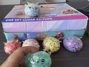 Best Selling Christmas Antler Glitter Giant Dumpling Squishy <b>Toy</b> Squeeze Stress Relief <b>Fidget</b> <b>Toy</b> Gift <b>Box</b> Set - Product Image 3
