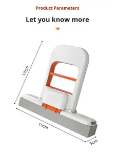 多機能ミニモップスポンジ吸収性持続可能なセルフリンガーマニュアル家庭用デスクトップハンドヘルド手洗いなしバスルームデスク - Product Image 5