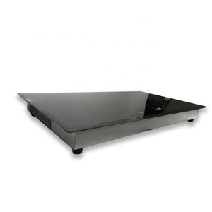 เตาแม่เหล็กไฟฟ้าแบบสองหัวเตา หน้าเตาทำจากเซรามิกแก้ว สำหรับทำอาหารที่บ้าน พร้อมระบบล็อคป้องกันเด็ก - Product Image 2