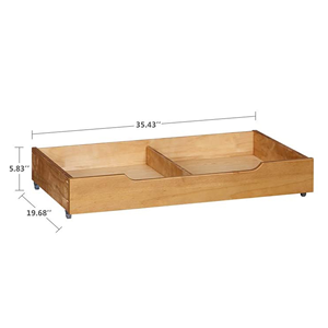 Ventes chaudes, design moderne, tiroir de rangement sous le lit en bois massif, organisateur de rangement sous le lit en bois avec 4 <span class=keywords><strong>roulettes</strong></span> - Product Image 5