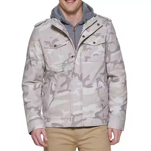 Wholesale Full <b>Zip</b> <b>up</b> <b>Jacket</b> for Men Sherpa Lined Hooded Trucker <b>Jacket</b> Lightweight Comfortable Fashion Outfit Men's Apparel - Product Image 1
