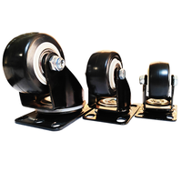 Vente en gros Petite chaise de bureau à double roue Roulettes pivotantes Roues de meubles
