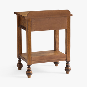 High Quality Modern 1-Drawer Eco-Friendly Solid <strong>Oak</strong> Wood Nightstand Stainless Steel French Design Custom Size <strong>Bedside</strong> <strong>Table</strong> for - Product Image 5