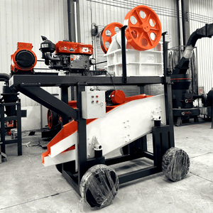 Concasseur à mâchoires mobile compact et facile à transporter, machine de criblage, mini concasseur à mâchoires PE250*400 pour carrière et exploitation minière - Product Image 1