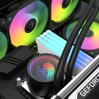 Tian JiFeng 2025 Nouveau Refroidisseur Liquide CPU 120mm 240 avec Radiateur Silencieux et Ventilateur à Roulement à Billes Compatible Processeur Intel