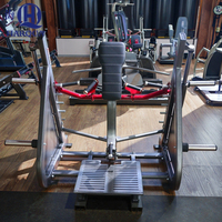 Máquina de remo cargada con placa de bajo precio para ejercicio de fuerza de espalda, equipo de gimnasio, máquina de entrenamiento en casa, equipo de Fitness para gimnasio