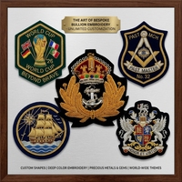 Écussons personnalisés en gros avec logo, épingle de sûreté et broderie, badges durables en PVC pour souvenirs d'entreprise et usage mode
