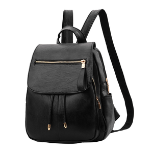 Women Vintage National Lady Fashion Design High Quality PU Leather <b>Waterproof</b> <b>School</b> Travel <b>Backpack</b> Multifunction Large - Product Image 2