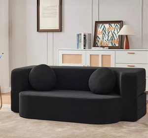 Vacuum Compression <b>Sofa</b> Living Room Apartment Hotel <b>Folding</b> Dual-use Small-sized Modular <b>Sofa</b> Bed Removable Washable Lazy - Product Image 2