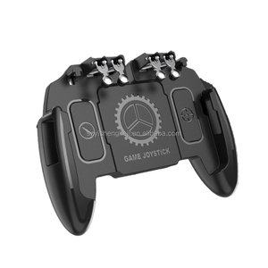 Factory MEMO AK77 Controlador de juego de batería incorporada de seis dedos para PUBG Trigger Joystick con ventilador de refrigeración para IOS y <span class=keywords><strong>Android</strong></span> <span class=keywords><strong>Mobile</strong></span> - Product Image 1