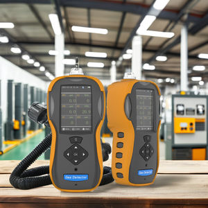Tragbarer Wasserstoff H2/<span class=keywords><strong>HCL</strong></span>/HCN/TVOC/NH3/H2S/O3-Gasdetektor, 0 bis 2000 ppm Gasleck detektor Echtzeit-LCD-Display hoch - Product Image 3