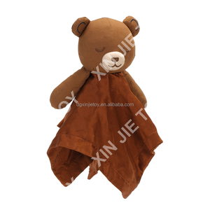 Serviette apaisante en coton PP pour ours en peluche, <span class=keywords><strong>couverture</strong></span> réconfortante personnalisable en peluche brodée avec services OEM ODM - Product Image 3