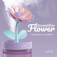 Humidificateur ultrasonique portable mini USB YINHI, diffuseur d'arômes, lumière LED nocturne - Capacité de 260 ml, utilisation hôtel/voiture/maison