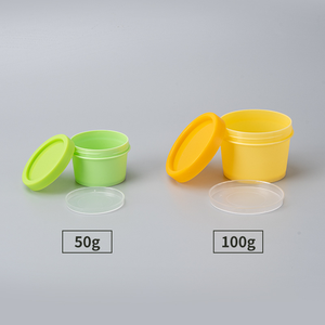 Hot bán 50g 100g PP dày tường màu mỹ phẩm chà Lotion Son môi chăm sóc cơ thể Kem tái sử dụng khuôn mặt kem chai <span class=keywords><strong>container</strong></span> - Product Image 5