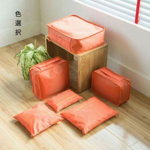 Juego de Bolsas de Almacenamiento Multifuncionales Grandes para Viajes al Aire Libre, 6 Piezas, Organizador de Ropa y Zapatos, Cubos de Embalaje, Juego de Maletas - Product Image 3