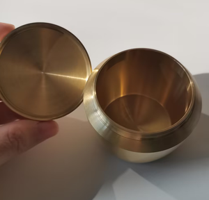 כד שריפת חיות מחמד מנחושת מלאה, עץ החיים, מזכרת לאפר של כלב או חתול - Product Image 5