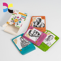 Ensemble de cartes de classement personnalisées bon marché en couleur Services d'impression éducative Mot à vue Cartes Flash pour enfants