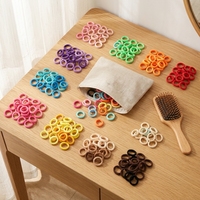 Élastiques à cheveux colorés et tendance en nylon pour bébés filles, pour une utilisation quotidienne en toutes saisons