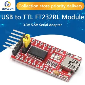 FT232RL FTDI USB 3.3V 5.5V Módulo adaptador serial para TTL Arduin Mini Port. Compre uma boa qualidade! Por favor, escolha-me