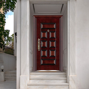 Red de pantalla de fibra de vidrio con función antirrobo para puerta exterior de seguridad de acero moderno fabricada por un fabricante <span class=keywords><strong>sin</strong></span> <span class=keywords><strong>nombre</strong></span> - Product Image 6