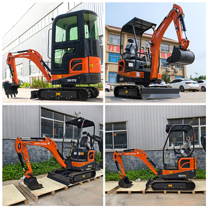 Envío Gratis: Mini Excavadora Hidráulica de 1.7T con Múltiples Accesorios, Excavadora Compacta para Construcción, Excavadora a Diésel - Product Image 6