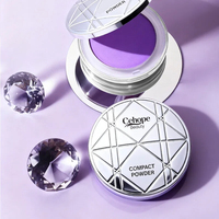 Poudre Crème Correctrice Mate Naturelle Imperméable Lavande Violette Longue Tenue pour Tous Types de Peau OEM