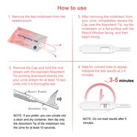 Kit de test rapide de grossesse HCG et de test rapide d'ovulation LH à marque OEM, très populaire