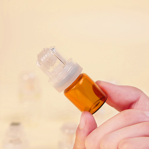 Seek Pretty Micro <strong>Derma</strong> Roller Micro Infusion Hydro <strong>Stamp</strong> Head Microneedle Serum Applicator Kit For Face And Hair - Product Image 2