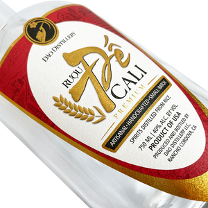 Tùy Chỉnh Dính Whiskey Nhãn Dán Dập Nóng Vàng Và Bạc Rượu Vang Nhãn Bao Bì Với Logo - Product Image 1